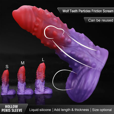 3sizes Silicone Penis Ring Men Penis Sleeve Cock Sleeve Dick ring Enlargement Delay Ejaculation Cock Ring Reusable Condom Sextoy