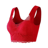 WomenBeautiful Back Bra Large Size Fat Mm Bra Gathered and Traceless Thin Cotton Strapless Underwear Without Steel Ring Vest