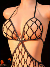 Sexy Adult Babydoll Female Costumes Lingerie Sheer Underwear Body Stocking Catsuit Erotic Set Nightgown Garters Porn