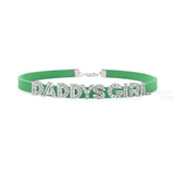 Sexy Gothic DADDYS GIRL Letters Choker Necklace Women DIY Custom Name Collar Chocker Jewelry Necklaces Customized Products Gift
