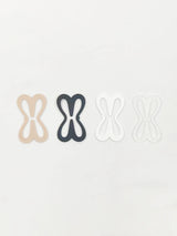 Multiple dragonfly shaped invisible underwear anti slip buckles, cross shoulder strap buckles, bra invisible buckles