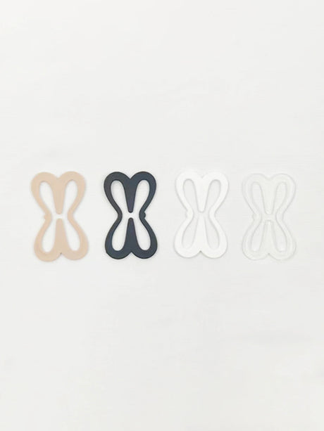 Multiple dragonfly shaped invisible underwear anti slip buckles, cross shoulder strap buckles, bra invisible buckles