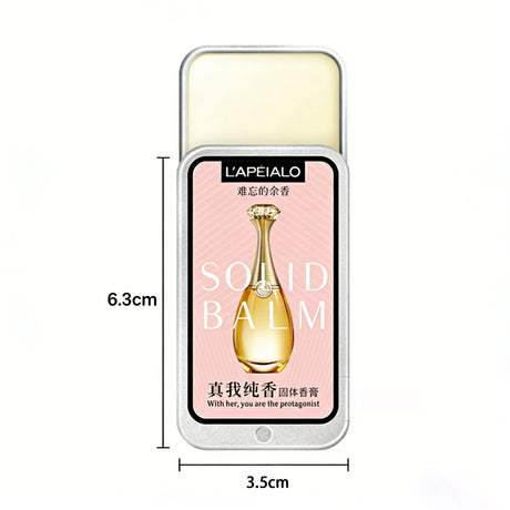 Woman Body Pheromone Perfume Solid Balm Long Lasting Fragranc Light Fragranc Portable Solid Perfume Balm