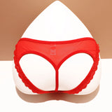 Custom Rhinestone Letter Name Underpants Sexy Mesh Panties Low Rise Hollow Hip Briefs Personalized Gift Wife Lover Anniversary