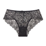 Women Full Lace Mesh Panty Transparent Floral Embroidery Sexy Briefs Ladies Summer Low Rise Breathable Seamless Underwear New