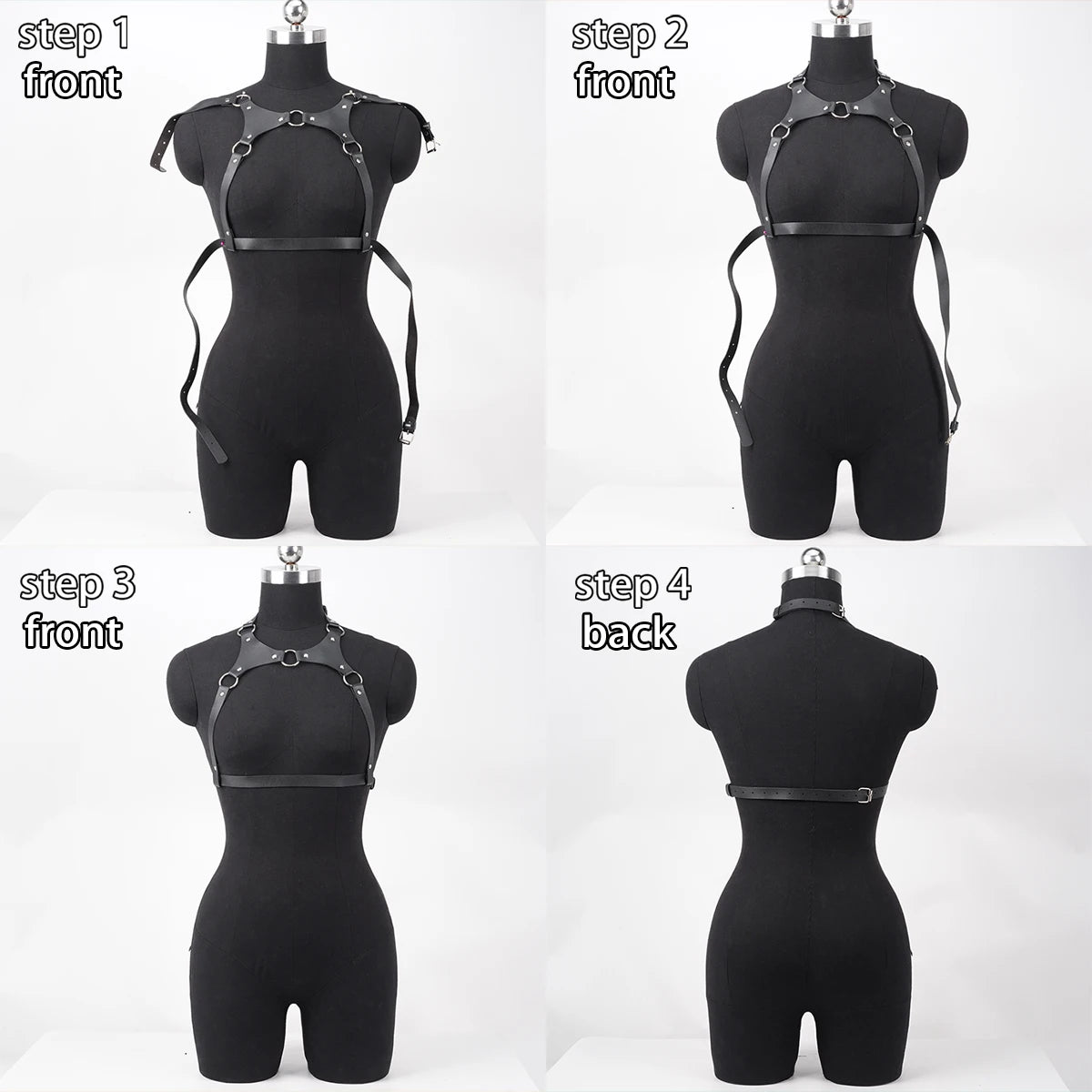 Leather Chest Harness for Women Fashion | Leather Chest Harness Accessories for Party, Dating, and Style | Leather Bra Harness