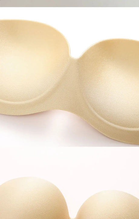 FINETOO 2Pcs Women Invisible Bras Front Closure Bra Sexy Push Up Bra Female Brassiere Strapless Seamless Backless Bralette