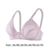 Cotton Maternity Nursing Bra Wire Free Open Breast Design Open Breast Bra Plus Size Sleep Underwear Cotton Wire Free Bra