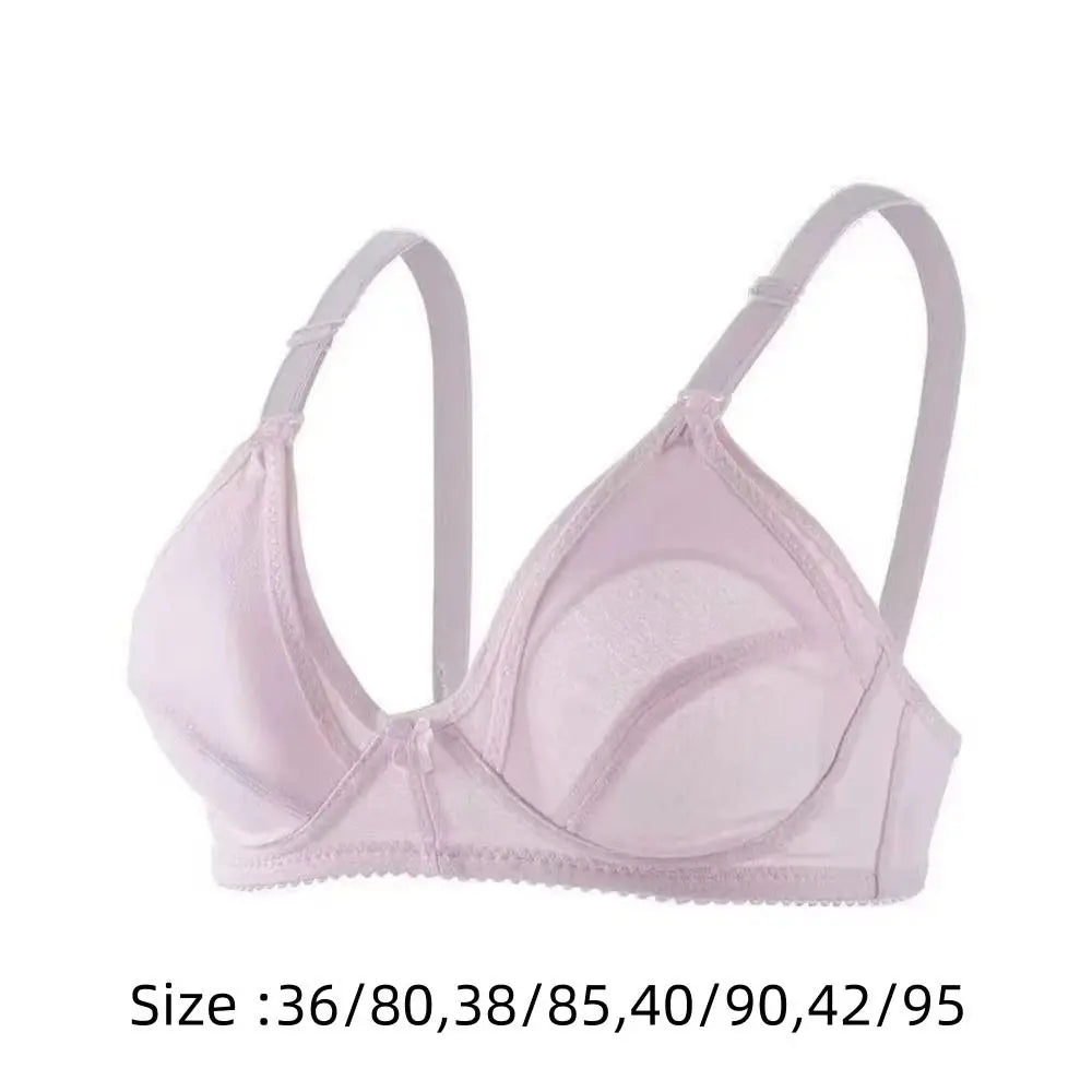 Cotton Maternity Nursing Bra Wire Free Open Breast Design Open Breast Bra Plus Size Sleep Underwear Cotton Wire Free Bra