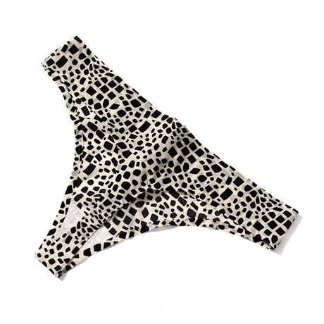 Sexy Thong Women's Underwear Leopard Seamless Panties Female Temptation Elasticity Sports Lingerie Thongs Women G-String Tangas