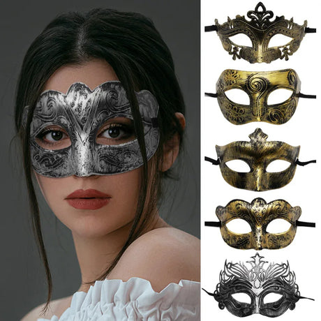 Woman Sexy Man Gentleman Masquerade Ball Mask Halloween Masquerade Party Cosplay Costume Wedding Decoration Props Unisex  ﻿