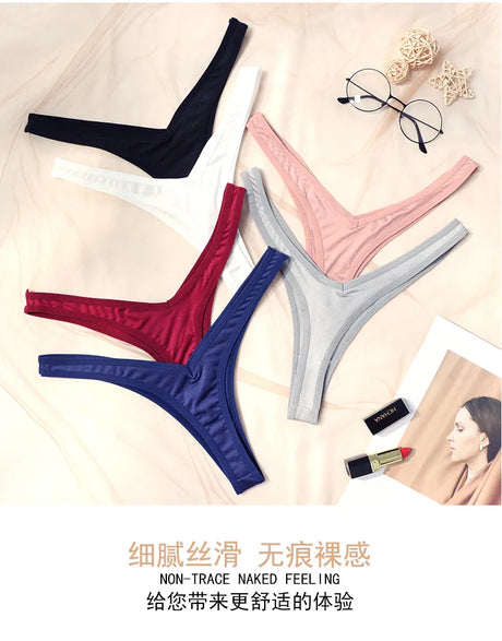 2026 Sexy Simple Low Waist Briefs Women's Wholesale Thong New Hip Lifting Pants