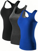 4-Pack Air Curve Stretch Vest Women's Slim Fit Tank Top