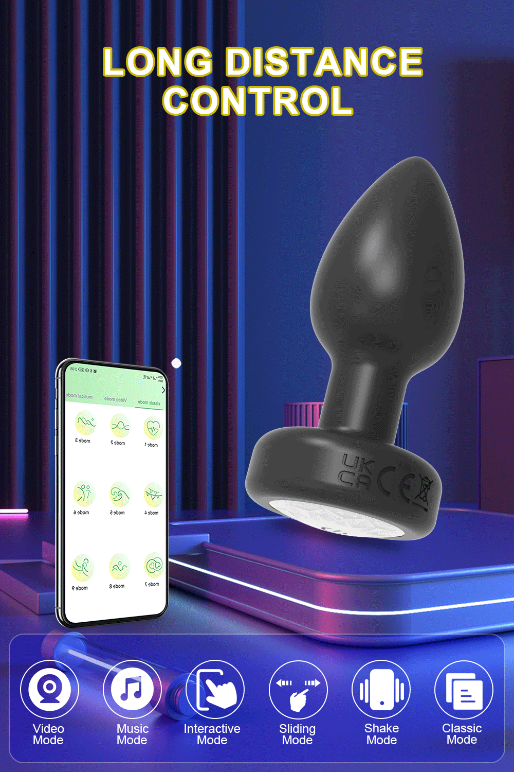 Anal Plug Vibrator Gay Massager Metal Anal Toy Butt Plug Stimulator Masturbation Tools Penetration Anal Plug Vibrating Man Women