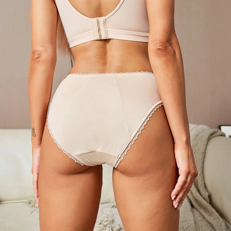 Bamboo Comfortable women's period panties 4 layer leak-proof absorbent menstrual period underwear postpartum incontinence briefs