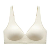 Women's Seamless Bra Push-Up Bralette With Pads U-Shape Back Non-wire Underwear Mesh Splice Breathable V-Neck Sexy Lingerie S-XL