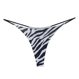 Cotton Leopard G String Flower Women Panties Sexy Briefs Thong Low Waist T-back Underwear Seamless Female Lingerie Size S-XXL