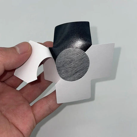 10 Pairs/20Pcs Hot Sexy Experience Cross/X Shape Disposable Self-Adhesive Disposable Satin Nipple Cover Breast Pasties Stickers