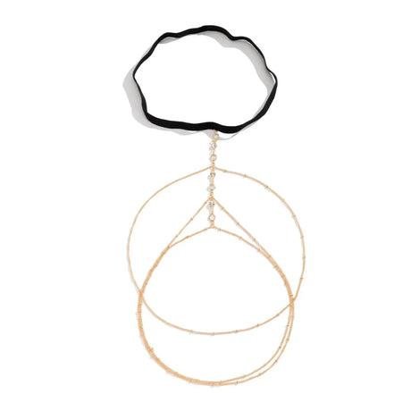 Boho Elastic Band Crystal Leg Thigh Chain for Women Summer Beach Sexy Tassel Multilayer Adjustable Body Jewelry Dress Decorate