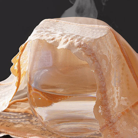 1pc Men Lace Thin Seamless Ice Silk Briefs 3D Bulge Pouch Low Waist Pantie Breathable High Elastic Soft Underwear