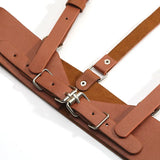Underbust Corset Top with Strap Punk Harness Belt Leather Suspender Belt Belts for Women