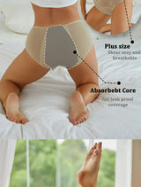 Women's Menstrual Panties Low Waisted 5-layer Physiological Periods Pants Ultra Intimates Female Underwear Breathable Lingerie