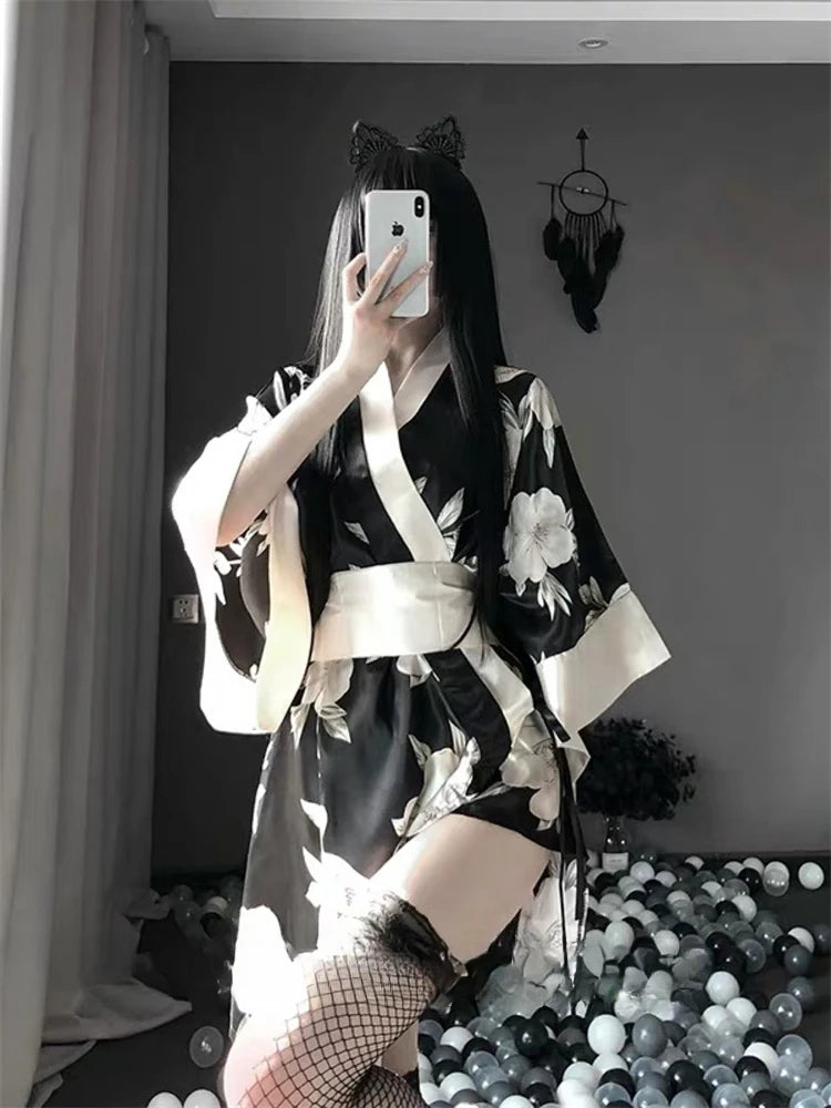 Tube Chemise Women's Long Silk Lace Slip Dress with Tie Back Casual and Sexy Bathrobe Womens Solid Silk Pajamas Nightwear