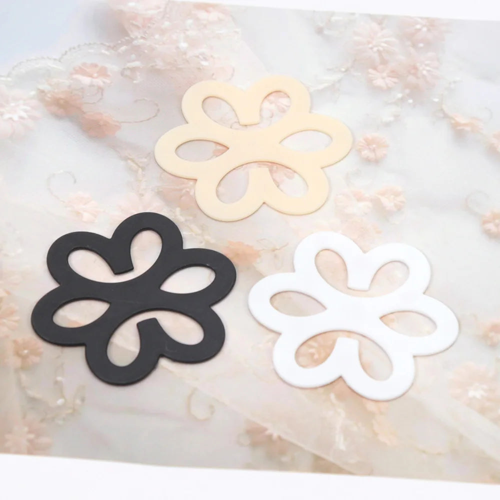3 Pcs/set Invisible Bra Buckle Shadow-Shaped Underwear Buckle Bra Back Intimates Accessories Clips Strap Holders