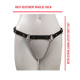18 Leather Bondage Sleepwear Open Crotch Porn PU Garter Belt Lingerie Metal Chain Women Hot Babydoll Dress Strap Leg Sexy Briefs