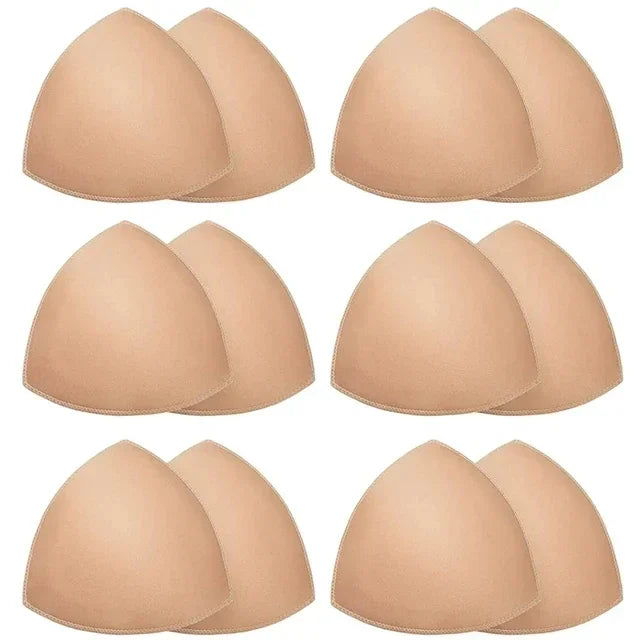 Soft Bra Pads Inserts Removable Bra Pad for Women Breast Push Up Enhancer Bra Pad Sports Bras Cups Insert Bikini Swimsuit