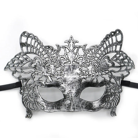 1PC Masquerade Mask Vintage Prince Mask Black Antique Copper Half Face Mask Plastic Retro Crown Masks Women Party Decoration