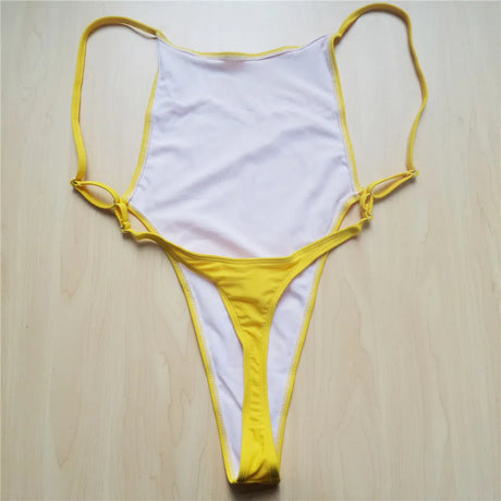 Sexy Extreme String Mini Micro Thong Swim Suit For Women Swimwear One Piece Swimsuit Female Bather Bathing Suit Monokini 2024