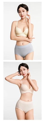 3Pcs Women's Cotton High Waist Panties Underwear Female Large Intimate Lingerie Briefs Woman Underpants Panty Panti New 2025