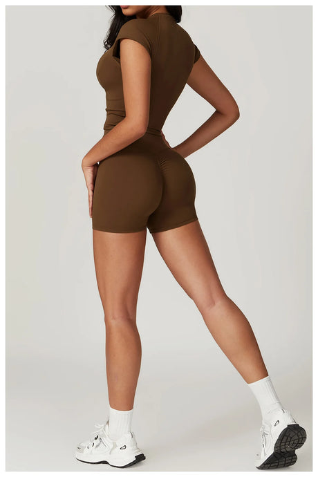 Women Fitness Shorts Sports Shorts Running Cycling Shorts High Waist Push Up Gym Shorts Workout Leggings Woman Yoga Clothing