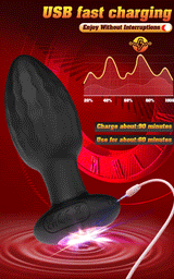 Anal Plug Vibrator Gay Massager Metal Anal Toy Butt Plug Stimulator Masturbation Tools Penetration Anal Plug Vibrating Man Women
