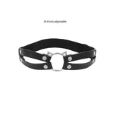 Cosplay Gothic Thigh Ring Garter Women Rock Sexy Elastic Double Layer Leather Belt Leg Punk Cat Head Thigh Garter