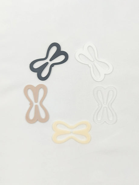 Multiple dragonfly shaped invisible underwear anti slip buckles, cross shoulder strap buckles, bra invisible buckles