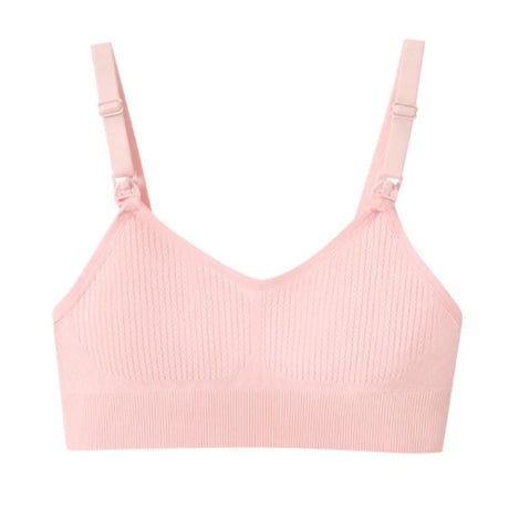 Comfortable Nursing Bras Without Steel Rings Soft Breastfeeding Underwear Anti Sagging 3D Support Seamless Maternity Bra Women
