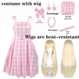 Homchee Trends COS Pink Princess Dress for Women Role Play Dress for Halloween Christmas Cosplay Costume Cute Dress
