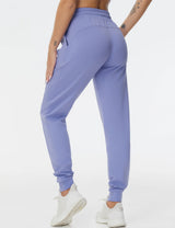 THE GYM PEOPLE Women's Workout Joggers Leggings Drawstring Running Lounge Sweatpants Tapered Pants with Pockets