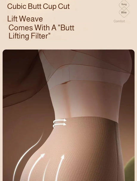 Seamless Shaping High Waist Panties Butt Lifting Tummy Control No Wedgie Yoga Women 10A Antibacterial Breathable Briefs