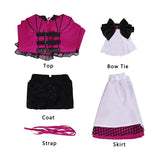 Women's Corset Dress Draculaura Cosplay Costume Women Sexy Corset Lolita Short Dress Suit Gothic Punk Dress Halloween Clothes