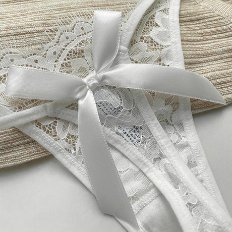 Lace Sexy Panties Thong Women Briefs Girls G String Hollow Out Transparent Underwear Female Thin Low Waist Lingerie Size S-XL