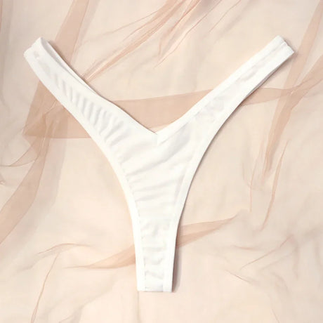 Women's V Waist Sexy Sports Thongs G-string Panties Low Rise Underpants Knicker Fitness T Pants Erotic Lightweight Ladies T-back