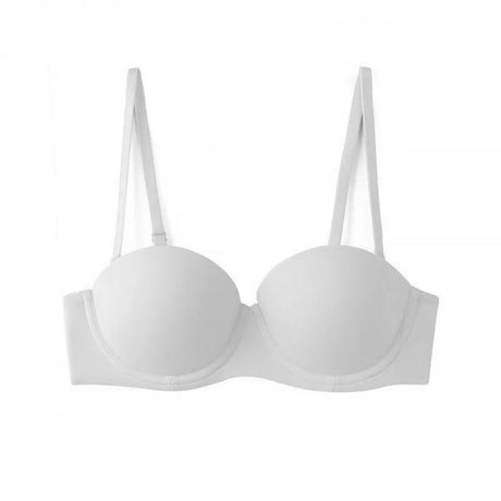 Half-cup Non-slip Strapless Bras for Women Push-up Seamless Underwear Prevent Sagging Small Busts Bra