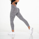 Scrunch Butt Sports Leggings Booty Fitness Tights Gym Leggings Sportswear Camo Seamless Leggings Women High Waist Yoga Pants