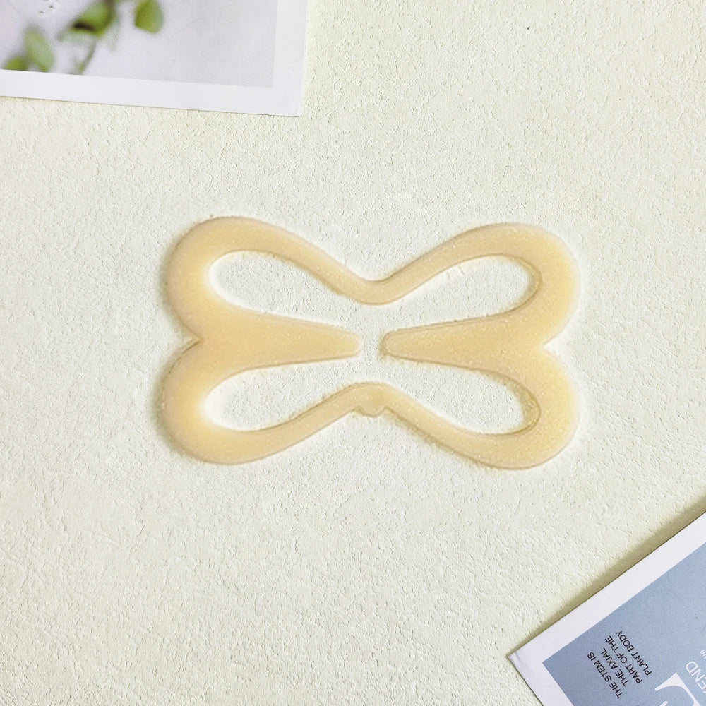 Multiple dragonfly shaped invisible underwear anti slip buckles, cross shoulder strap buckles, bra invisible buckles