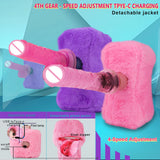Leg Clamp Automatic Telescopic Sex Machine Plush ski sensation Female Sex Toy Masturbation Sex Machin  For men and Women