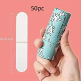50pcs Double-Sided Underwear Clothing Tape Invisible Transparent Clothes Body Transparent Easy Tear Tape