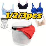 1/2/3pcs-Women Lingerie Bra Underwear Laundry Washing Bags Net Mesh Clothes Sock Organizer Zip Bags Hosiery SaverBras Protector